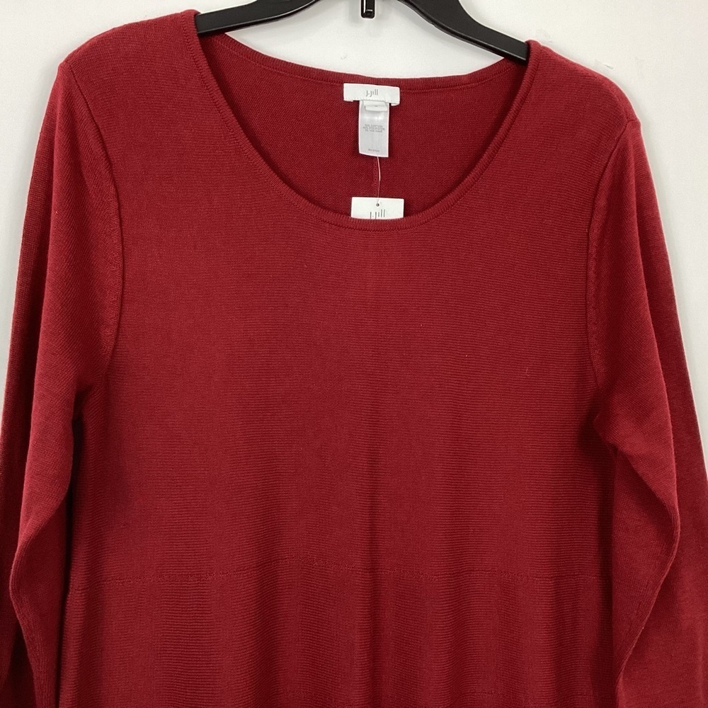 J. Jill Tiered Yak Hair Sweater Dress Size Medium NWT - Picture 3 of 8